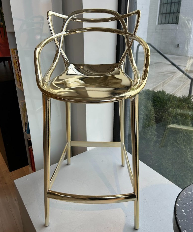 Gold Kartell Masters Stool  - Floor Model