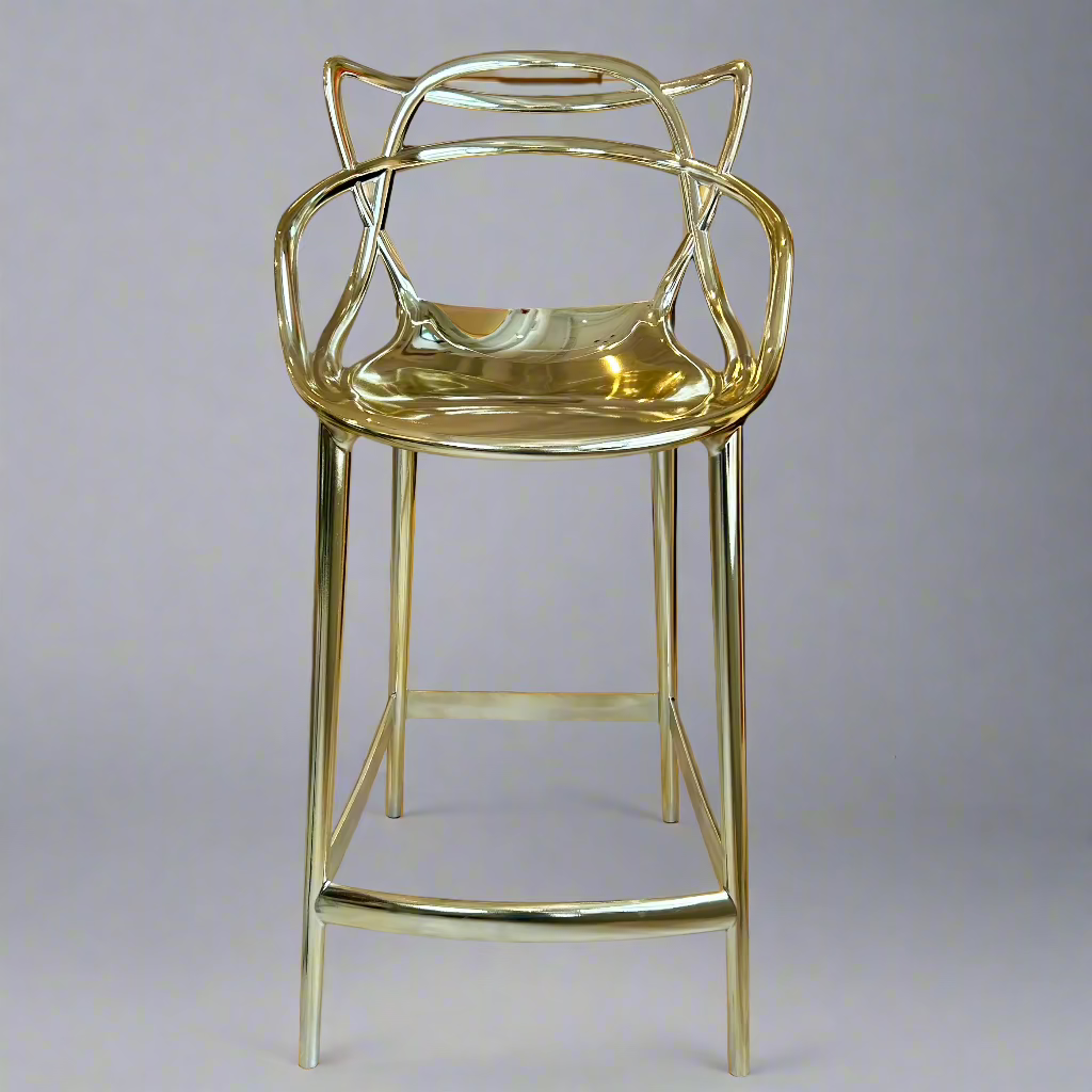 Gold Kartell Masters Stool  - Floor Model