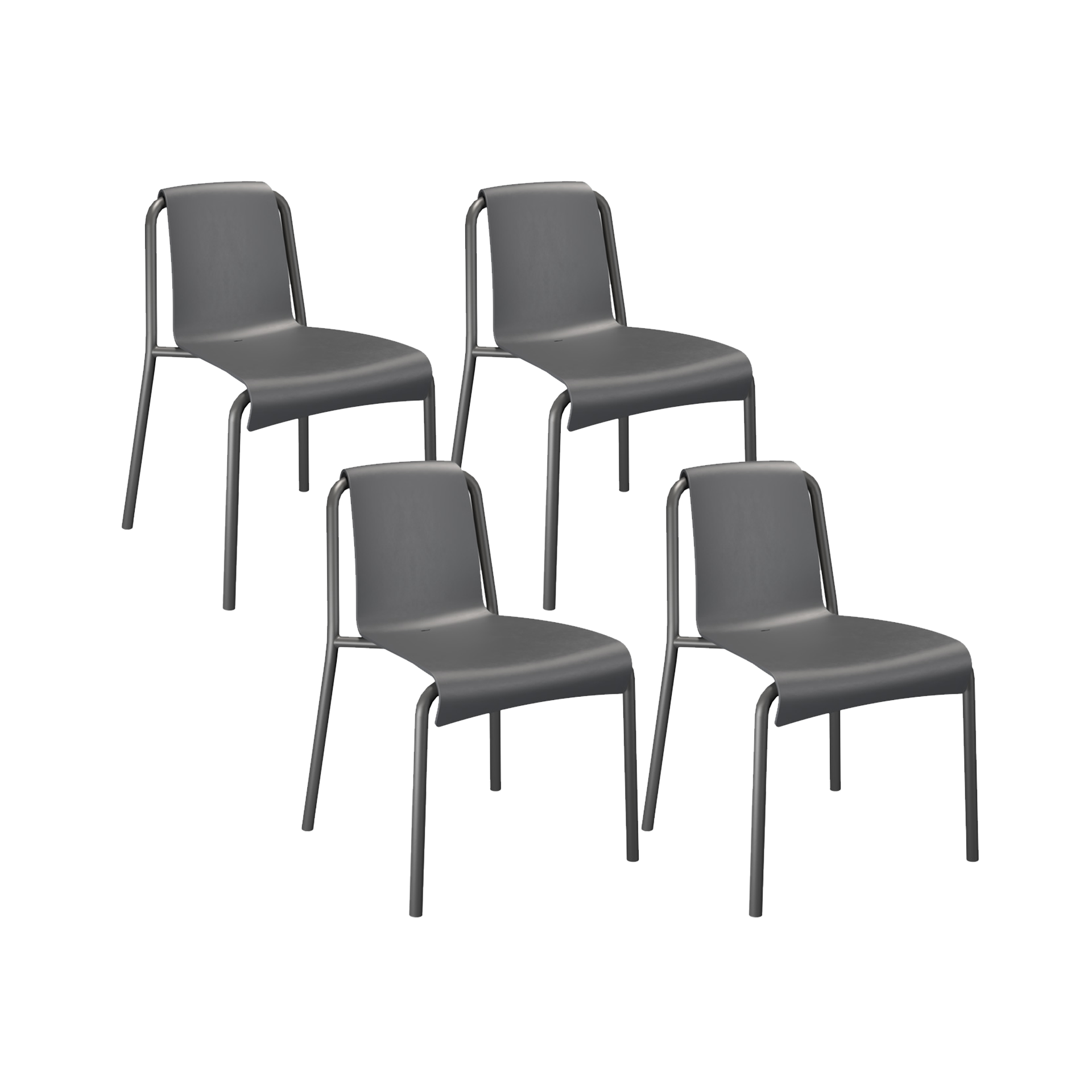 Nami Outdoor Dining Chairs Set/4