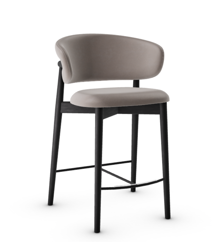 Oleandro Upholstered Padded-Seat Stool