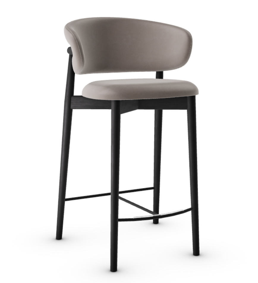 Oleandro Upholstered Padded-Seat Stool